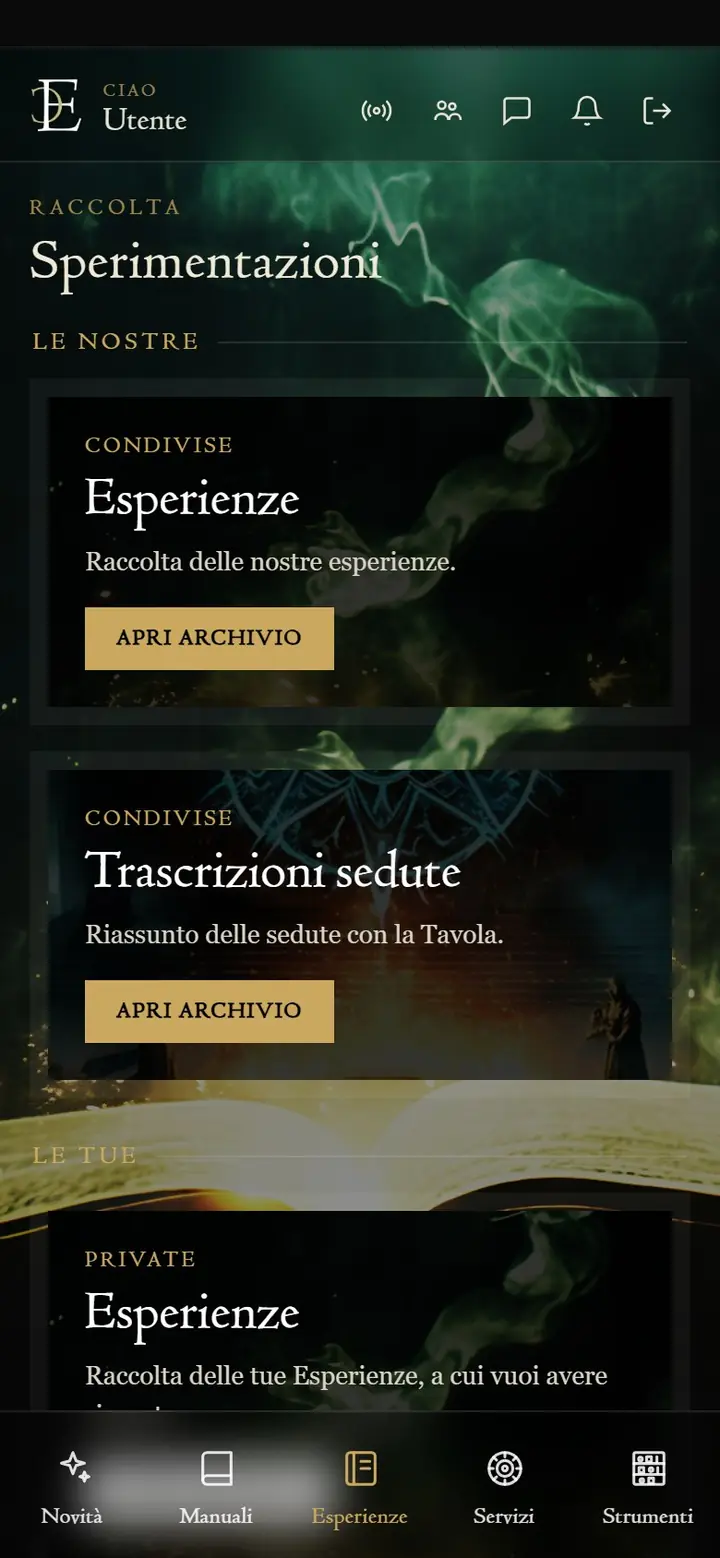 Sperimentazioni